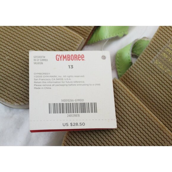 2006 Gymboree Island Fun Flip Flips Shoes sz 13 Thongs Sandals Pink Floral Beach - Picture 6 of 6